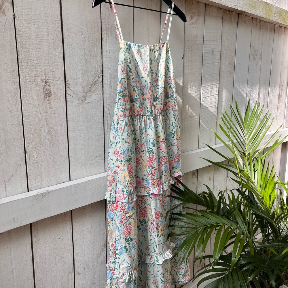 Pink Ripple Maxi Dress - Picture 2 of 4
